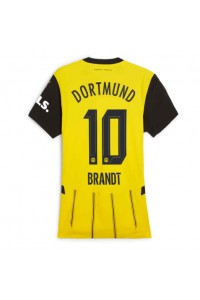 Fotbalové Dres Borussia Dortmund Julian Brandt #10 Dámské Domácí Oblečení 2024-25 Krátký Rukáv